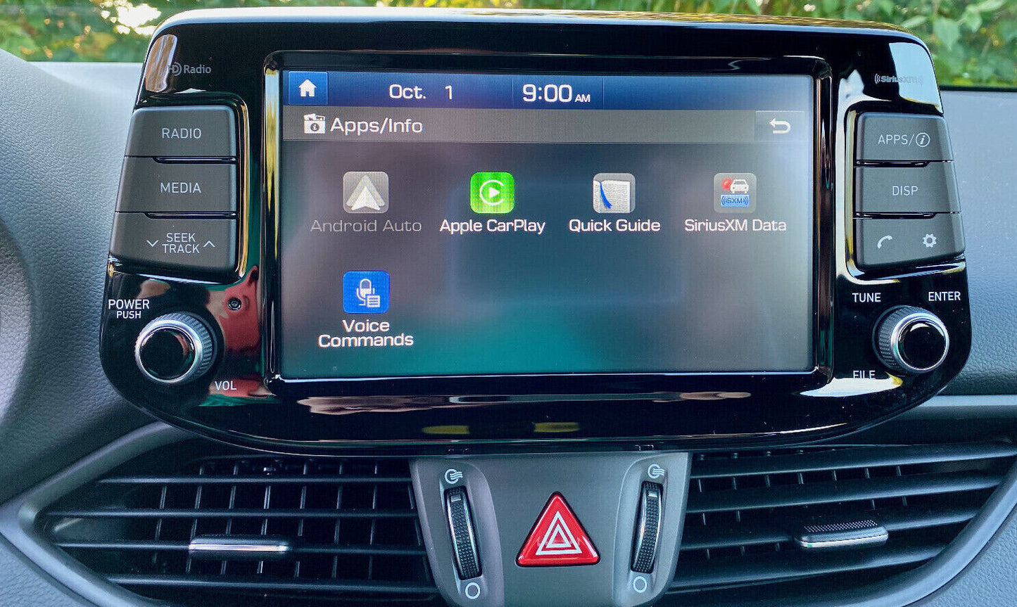 18 19 Hyundai Elantra GT Radio Media APPS Carplay Android Auto Player