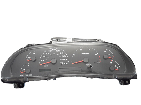 02 03 Ford F250 F350 Speedometer Instrument Cluster Diesel