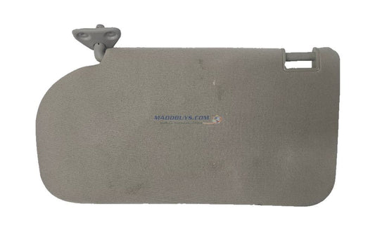 00 01 02 03 Nissan Sentra Sun Visor Driver Side Left No Mirror OEM Gray Cloth
