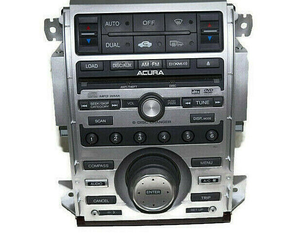 06 07 08 Acura RL Radio 6 Disc CD DVD Player 39100-SJA-A30