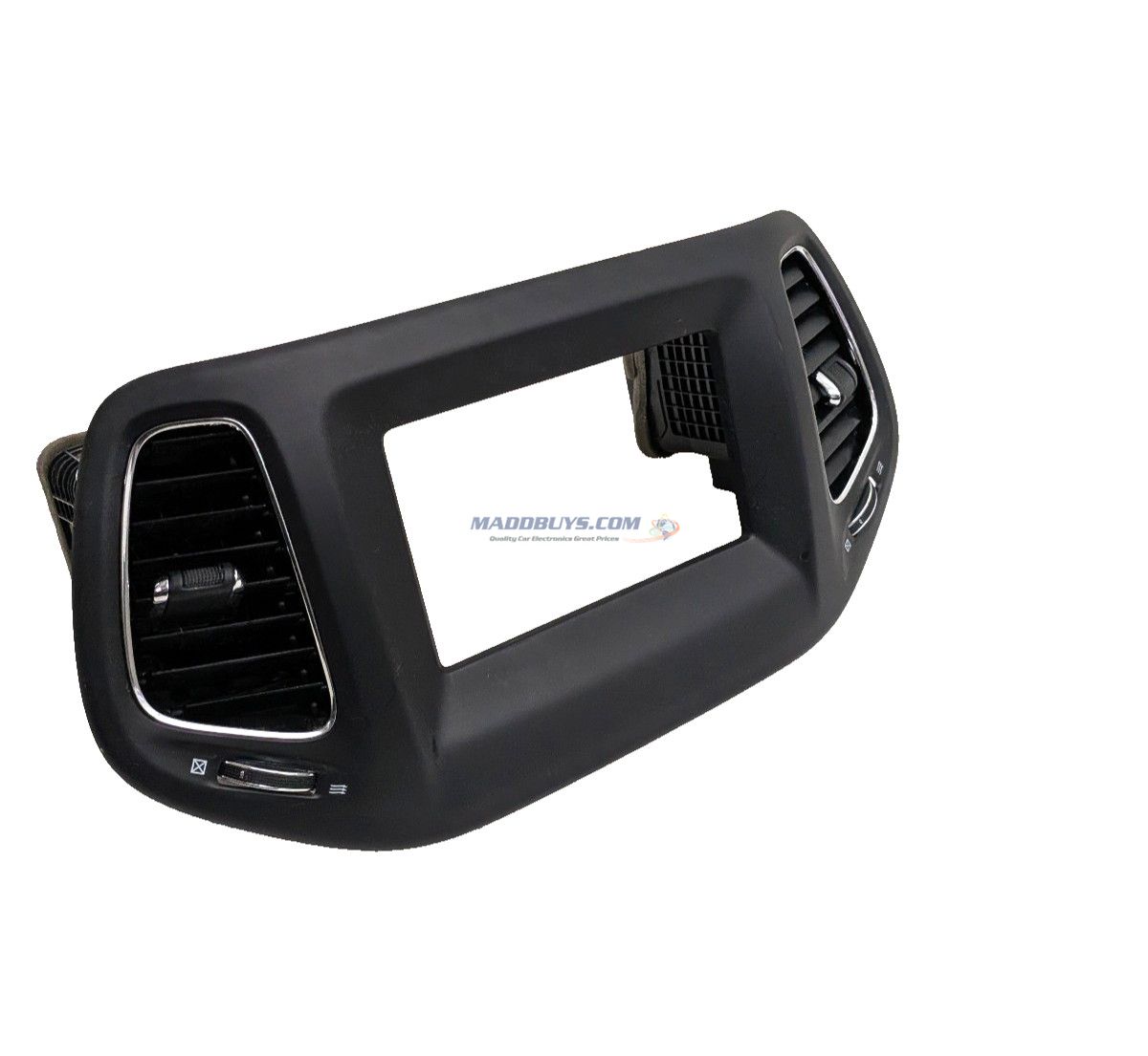 OEM 2017-2021 Jeep Compass Dash Radio Display Trim Bezel w/ Air Vents 7" Display