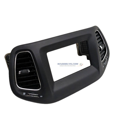 OEM 2017-2021 Jeep Compass Dash Radio Display Trim Bezel w/ Air Vents 7" Display