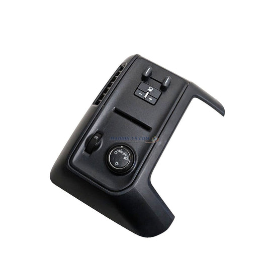 2014-2019 Silverado Sierra Headlight Trailer Brake Switch Black Dash Bezel