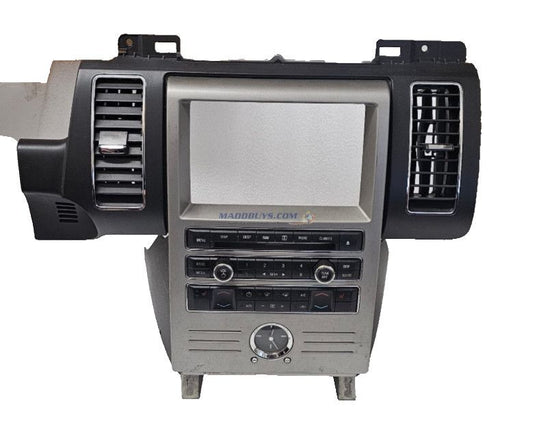 10 11 12 Ford Flex Heater Climate Control Radio CD Control Dash Bezel 8A8T-18A8