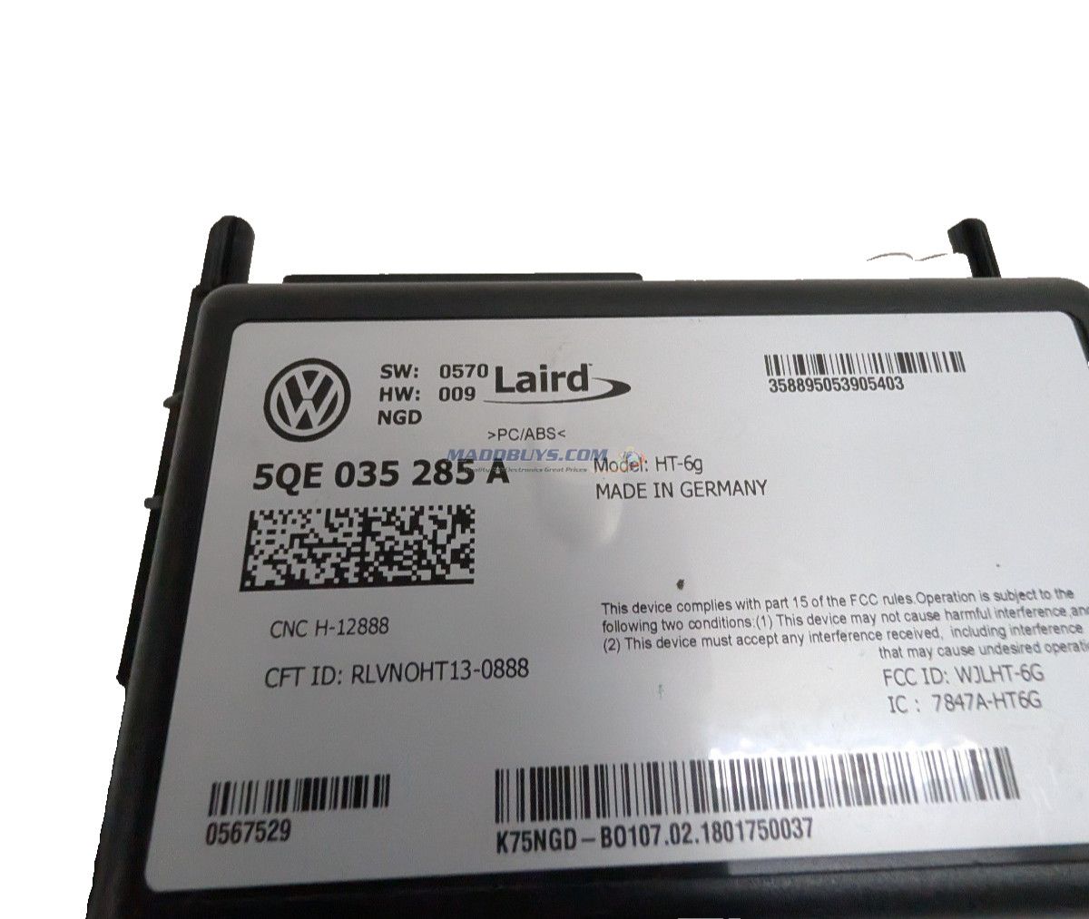 2015-2020 VW  Volkswagen Mobile Phone Car Communication Control Module 5QE035285