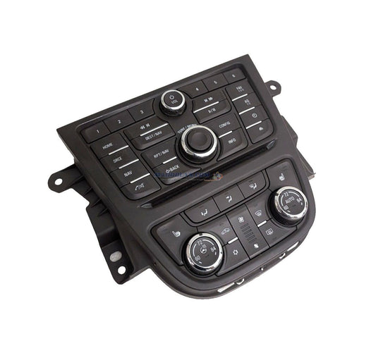 2013-2016 Buick Encore Infotainment Radio Navigation Dual Climate Control Bezel