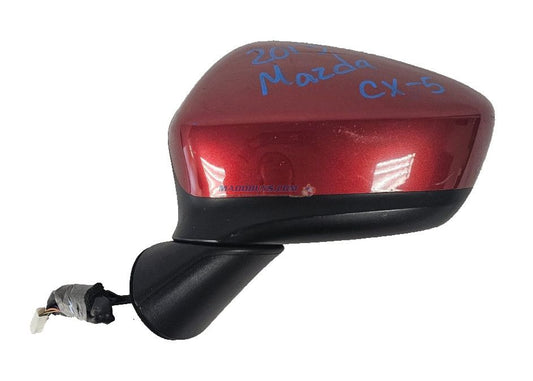 2013 Mazda CX-5 LH Driver Left Door Mirror Side Power View Red