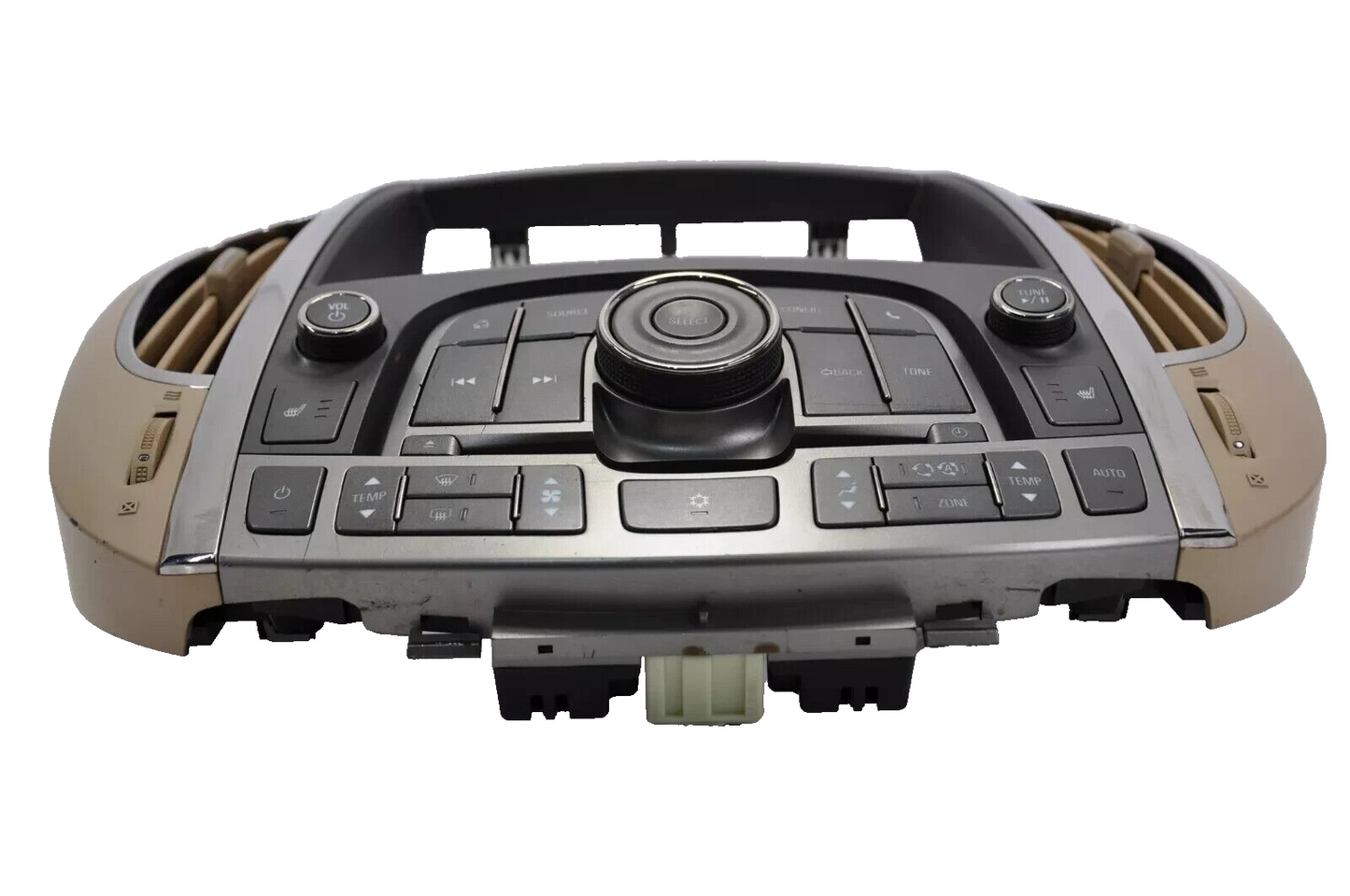 10 11 12 13 Buick Lacrosse Radio CD Climate Control Bezel Trim Tan Grey OEM