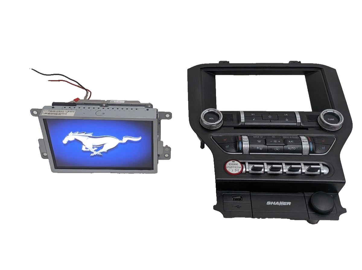 2017-2023 Ford Mustang  Sync 3 Touchscreen Display Radio Bezel  Climate Carplay