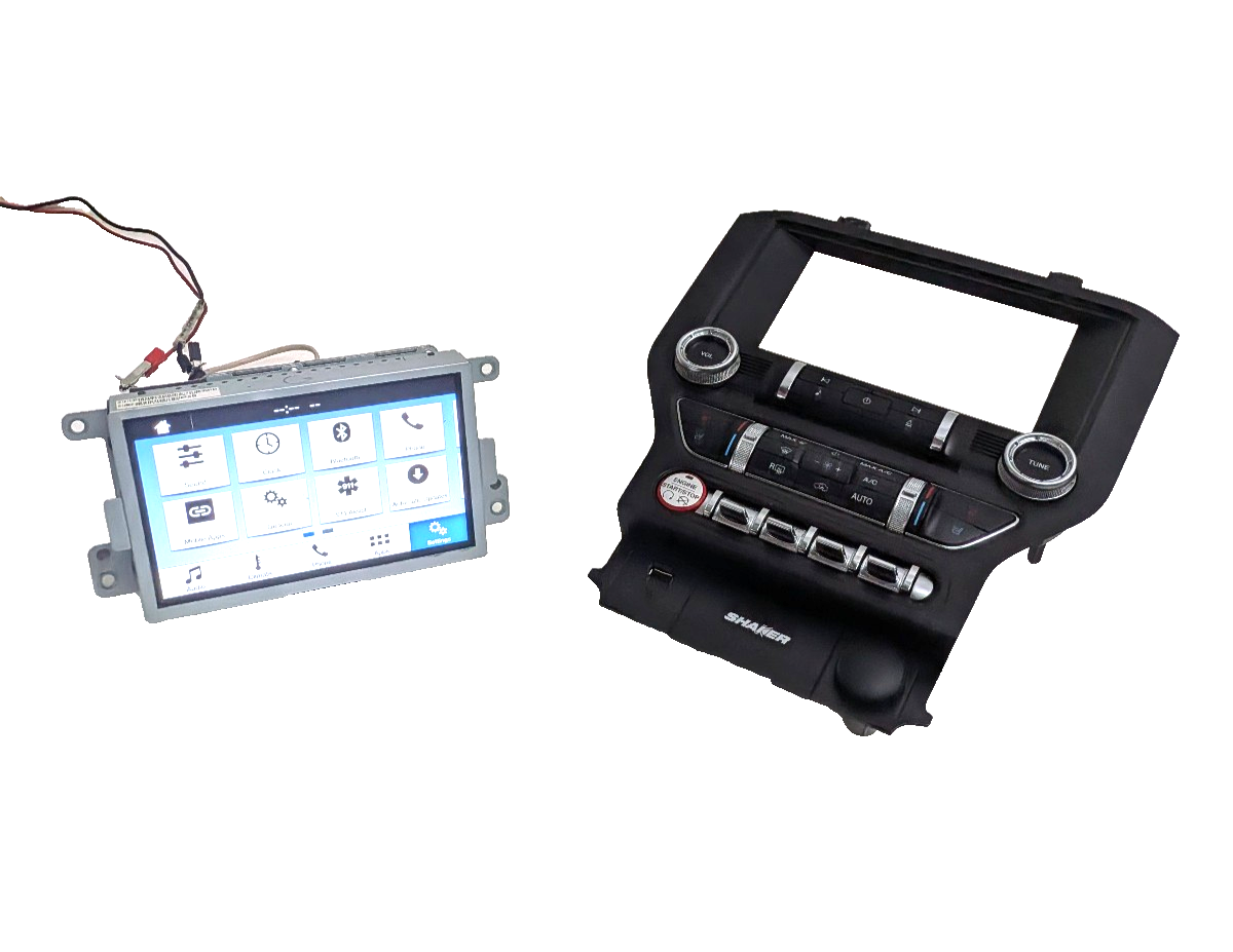2017-2023 Ford Mustang  Sync 3 Touchscreen Display Radio Bezel  Climate Carplay