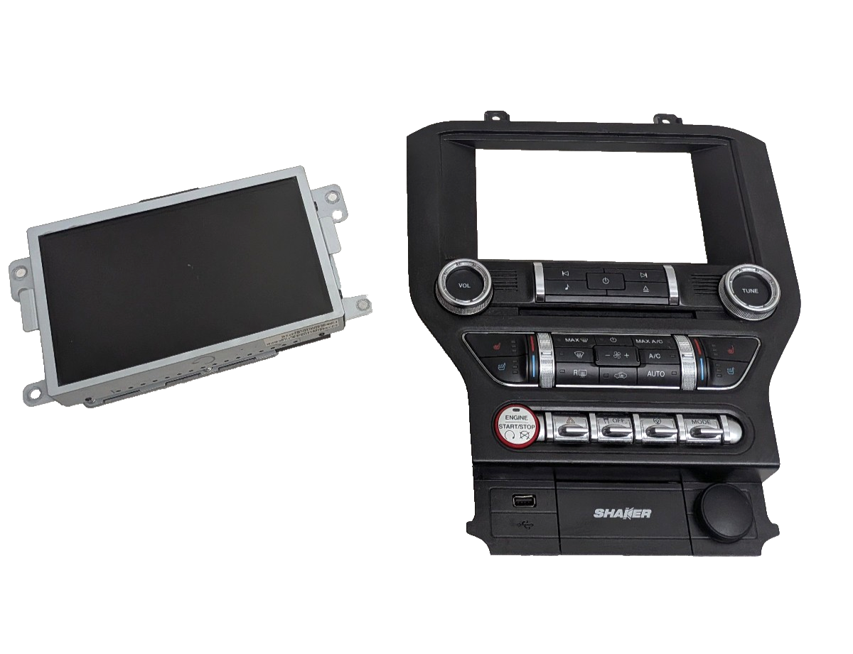 2017-2023 Ford Mustang  Sync 3 Touchscreen Display Radio Bezel  Climate Carplay