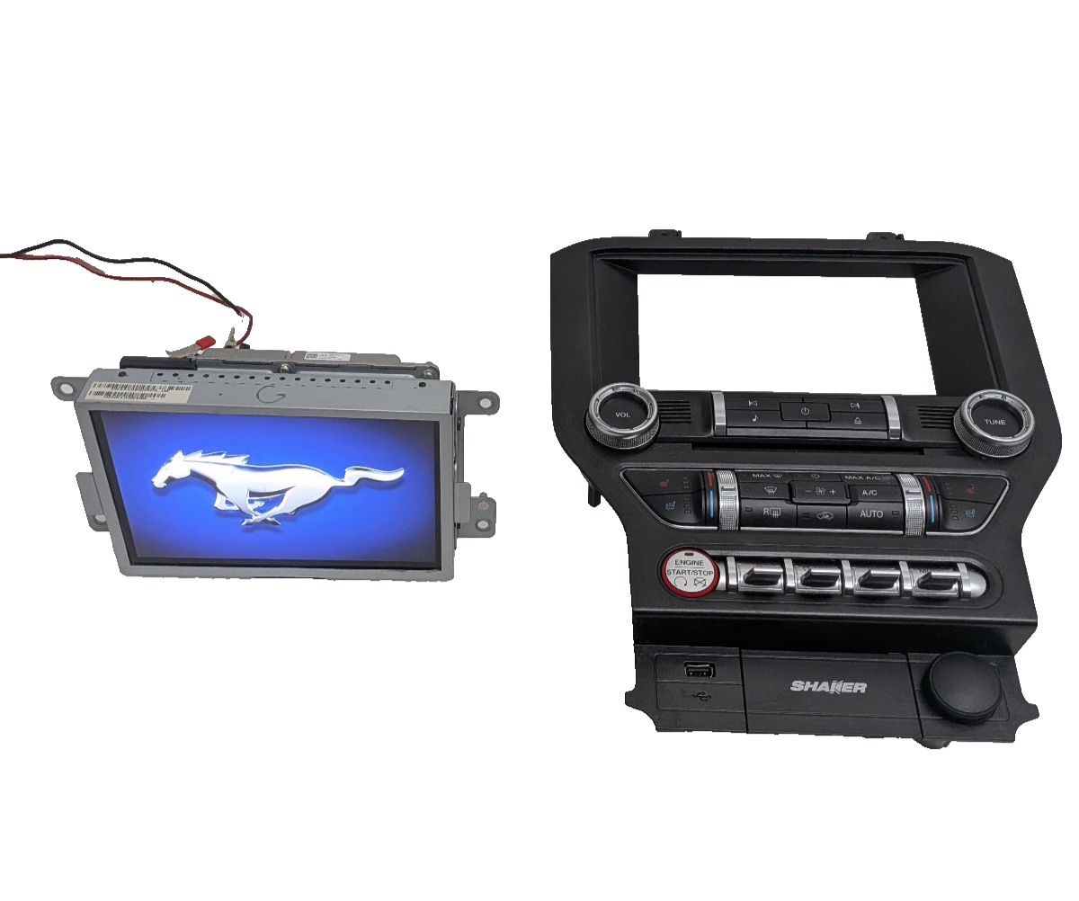 2017-2023 Ford Mustang  Sync 3 Touchscreen Display Radio Bezel  Climate Carplay