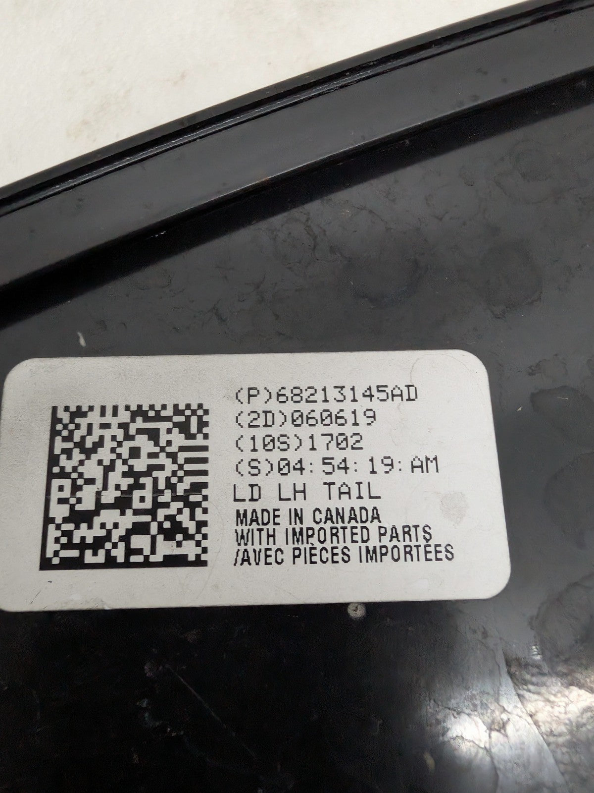 2015-2023 Dodge Charger Left Driver Outer Tail Light LED Lamp OEM 68213145AD