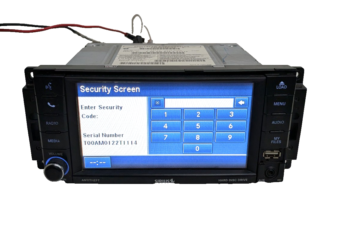 10 11 12 13 Dodge Ram Jeep Wrangler MyGIG 430 RBZ Radio CD DVD Player P05091201A