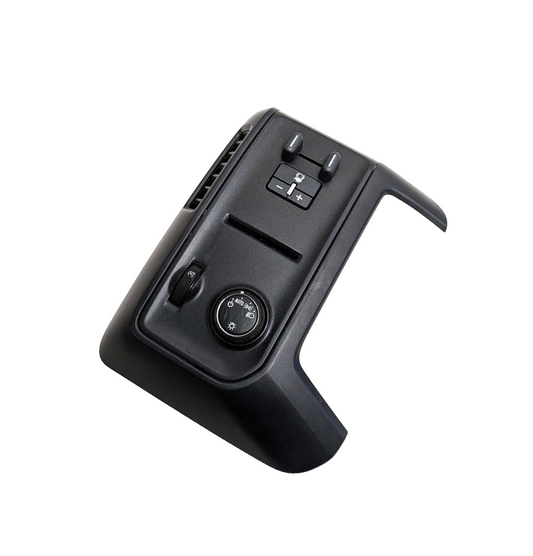 2014-2019 Silverado Sierra Headlight Trailer Brake Switch Black Dash Bezel