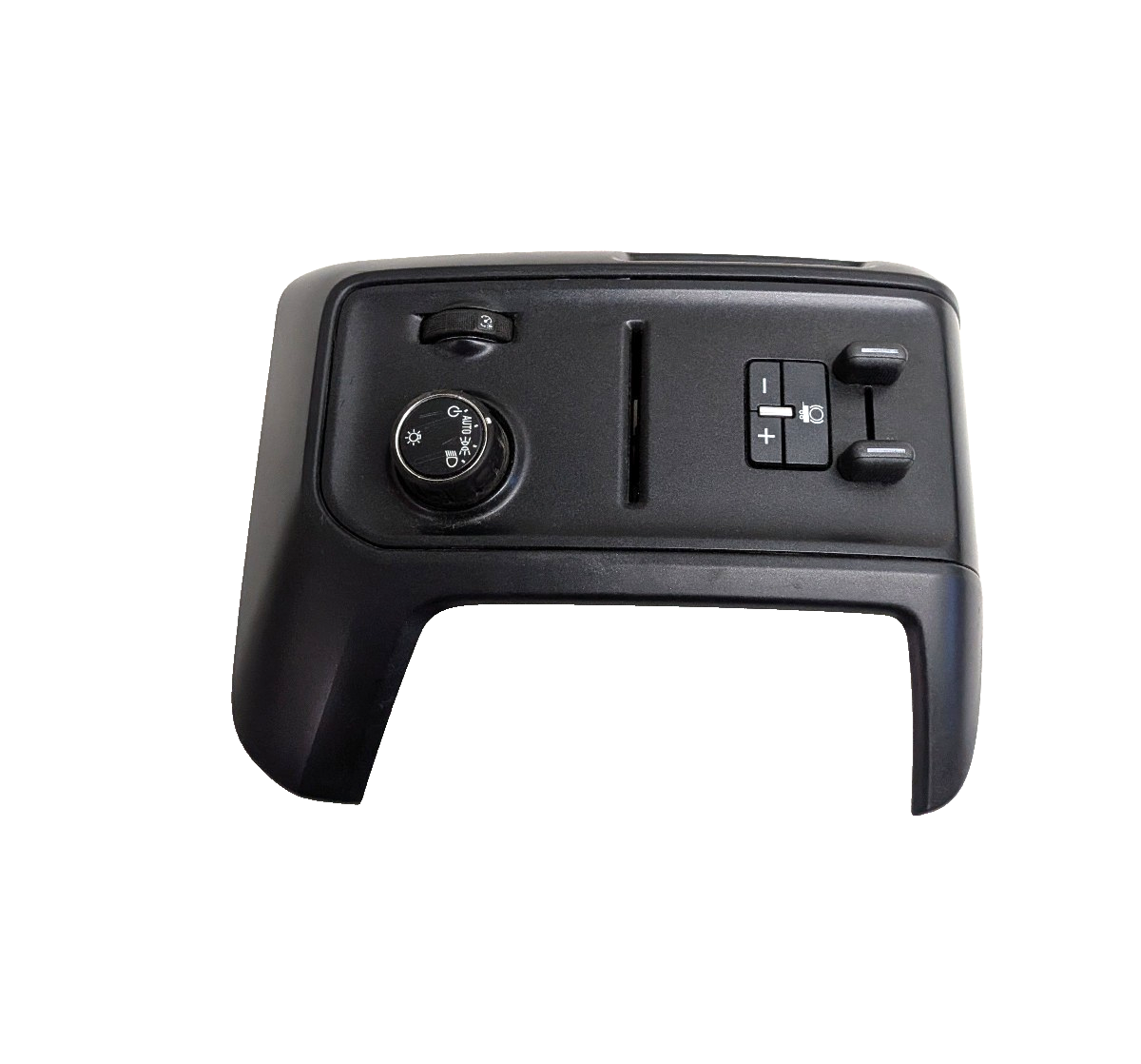 2014-2019 Silverado Sierra Headlight Trailer Brake Switch Black Dash Bezel