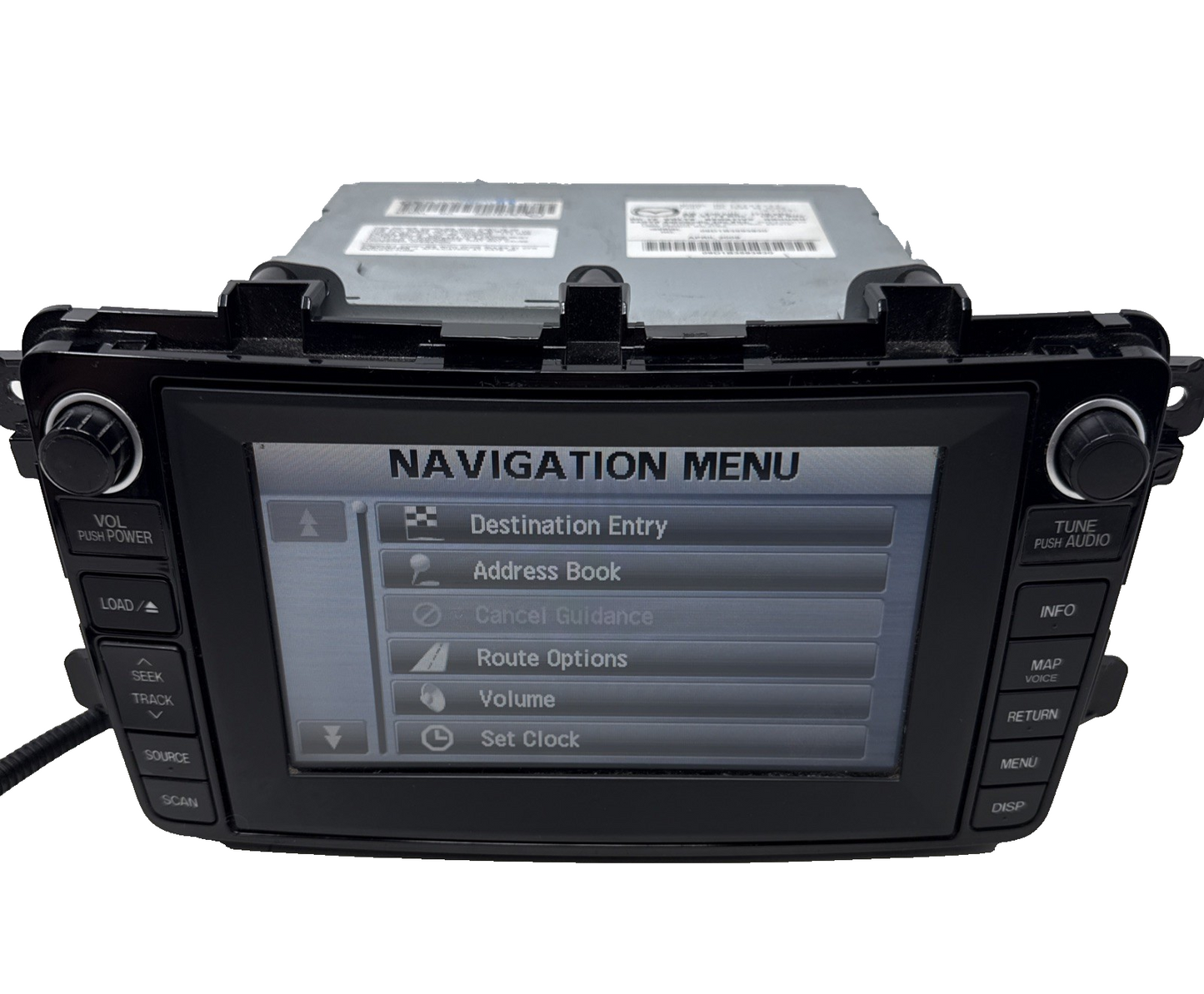 2010-2012 Mazda CX-9 CX9 Infotainment GPS Navigation Touchscreen Radio CD Player