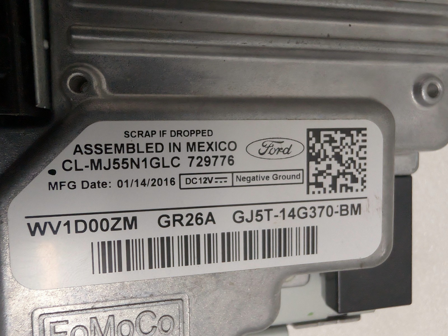 16 17 18 19 Ford Escape Sync 3 APIM Display Screen Radio Module JJ5T-14G370-EBA