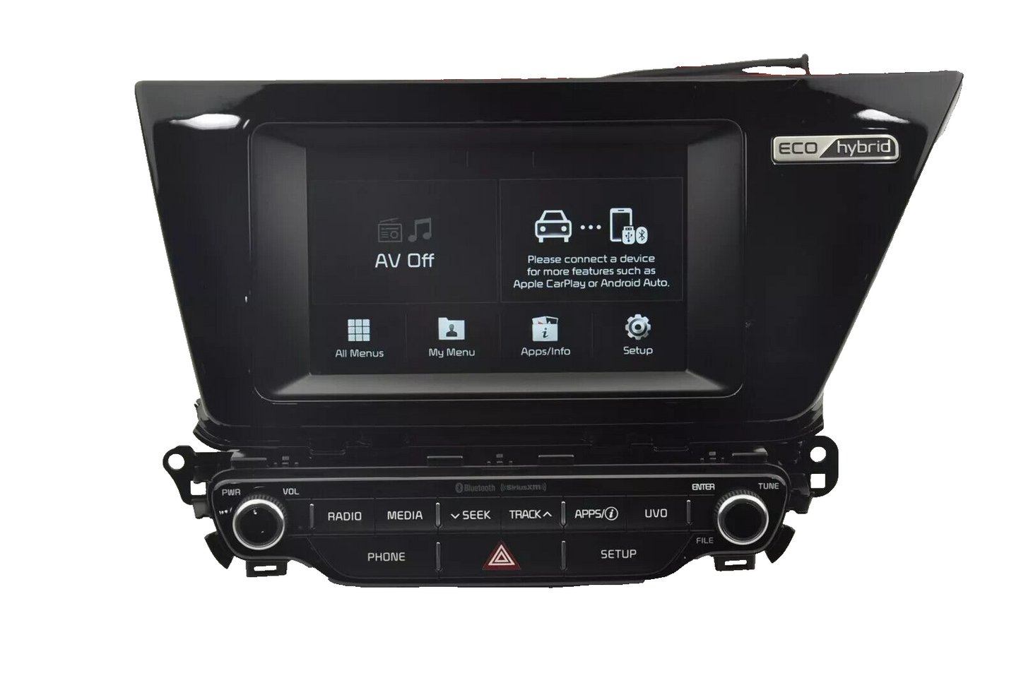 2017 2018 2019 Kia Niro Hybrid UVO  APPS Radio Touch Screen Bezel 96160-G5010