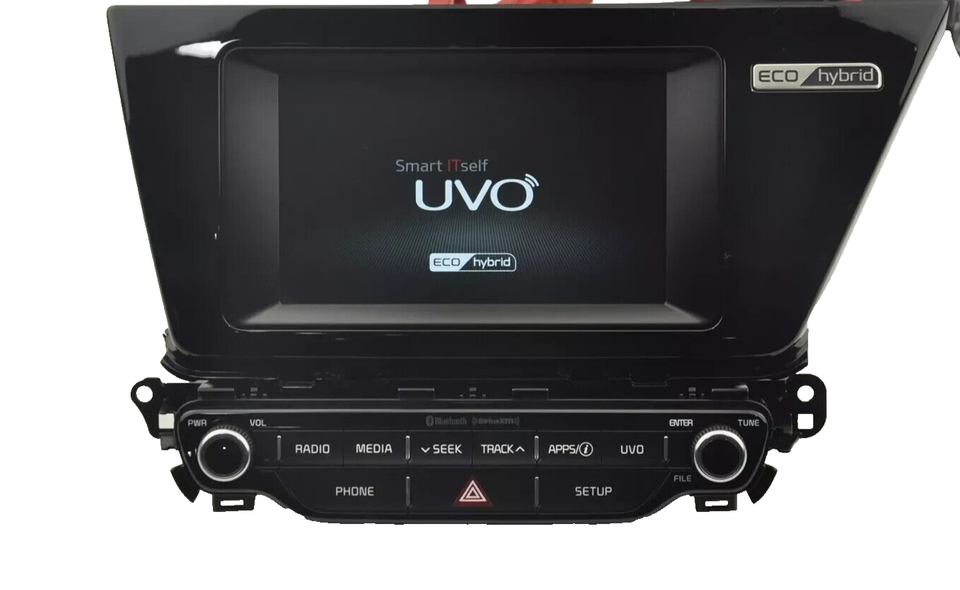 2017 2018 2019 Kia Niro Hybrid UVO  APPS Radio Touch Screen Bezel 96160-G5010