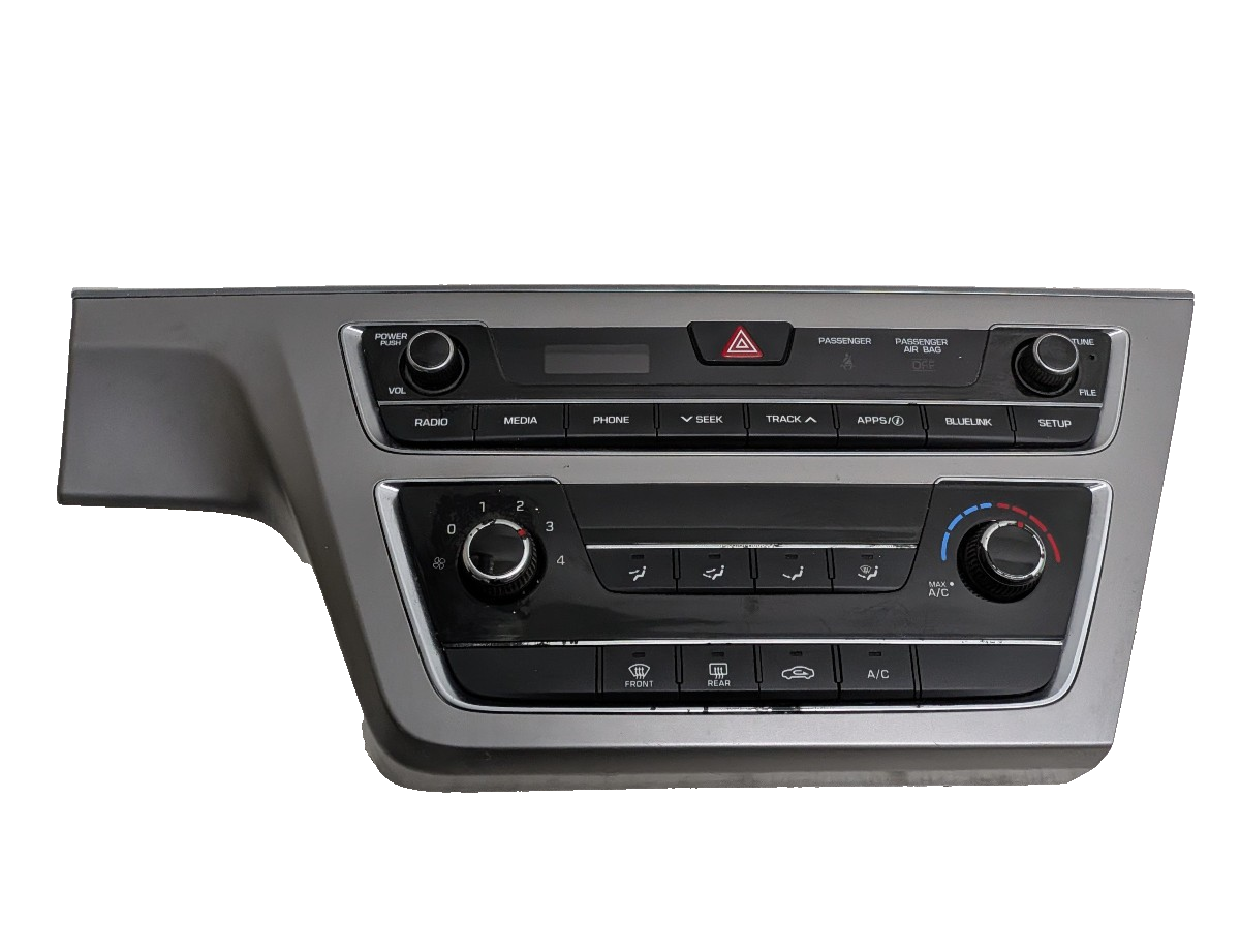 15 16 17 Hyundai Sonata Dash Clock  Radio Climate Control Panel 94510-C2530