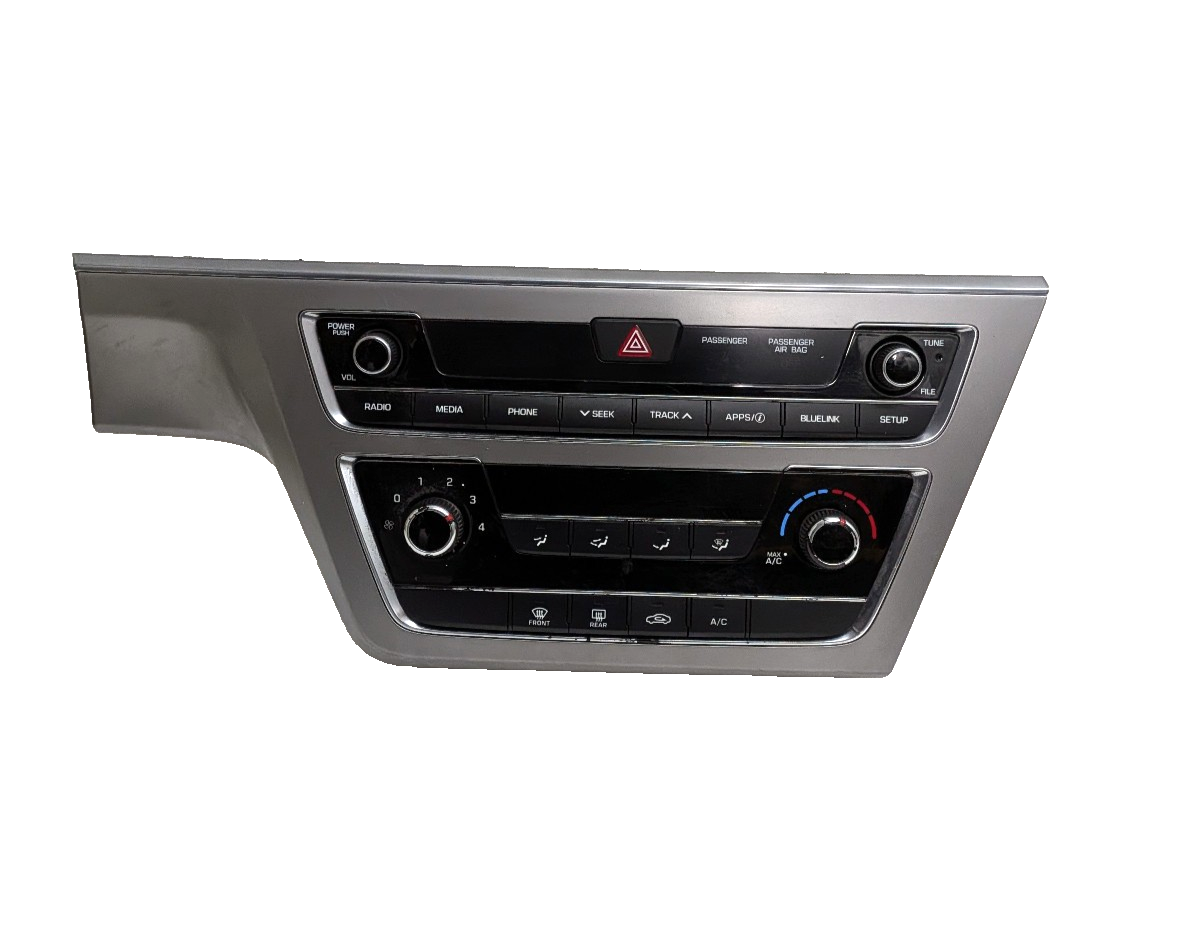 15 16 17 Hyundai Sonata Dash Clock  Radio Climate Control Panel 94510-C2530