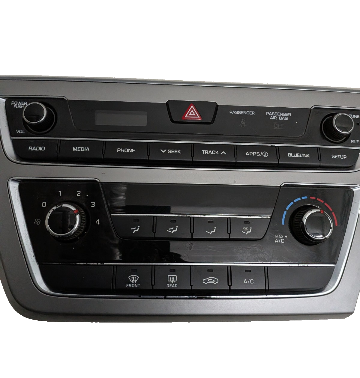 15 16 17 Hyundai Sonata Dash Clock  Radio Climate Control Panel 94510-C2530
