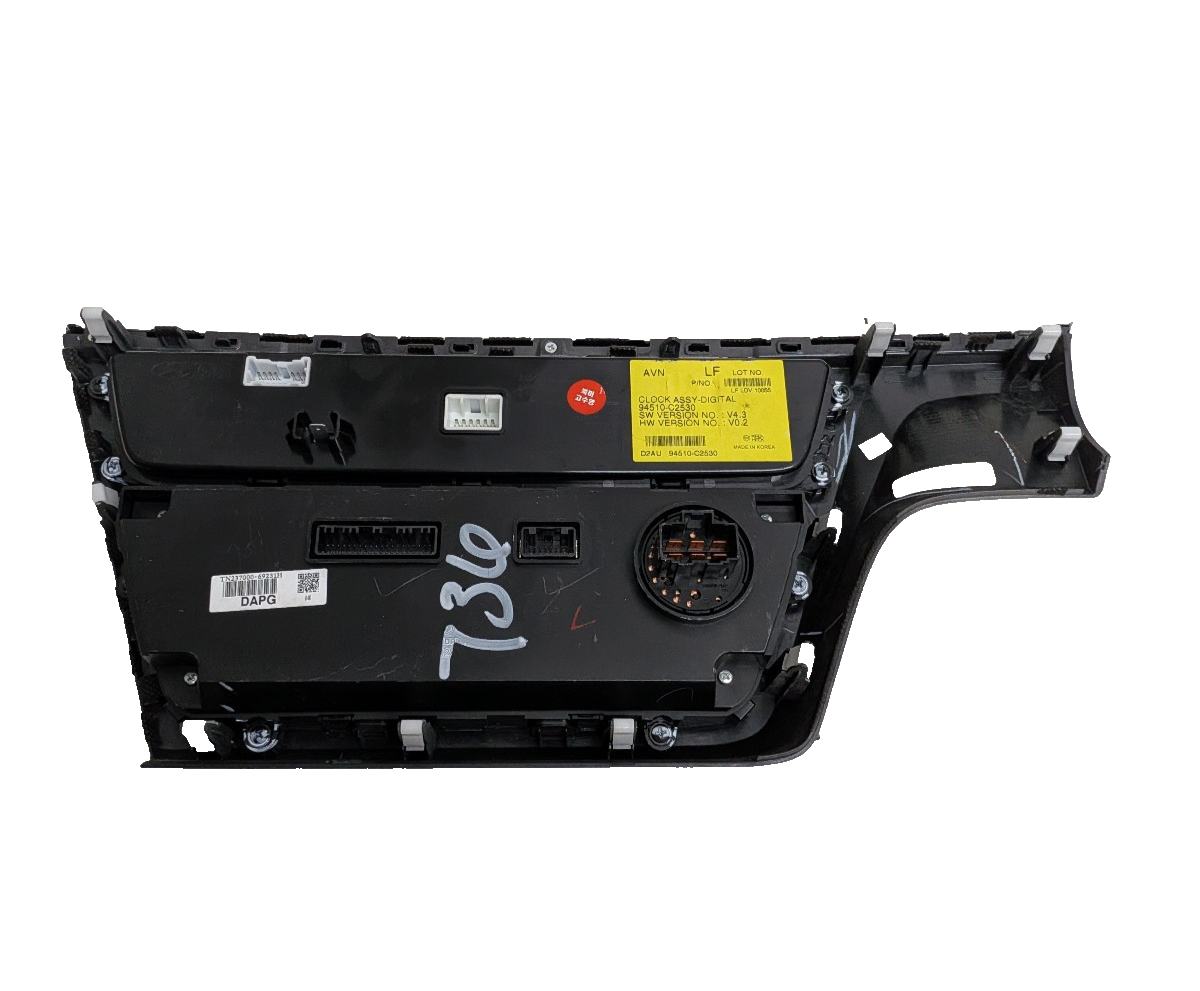 15 16 17 Hyundai Sonata Dash Clock  Radio Climate Control Panel 94510-C2530