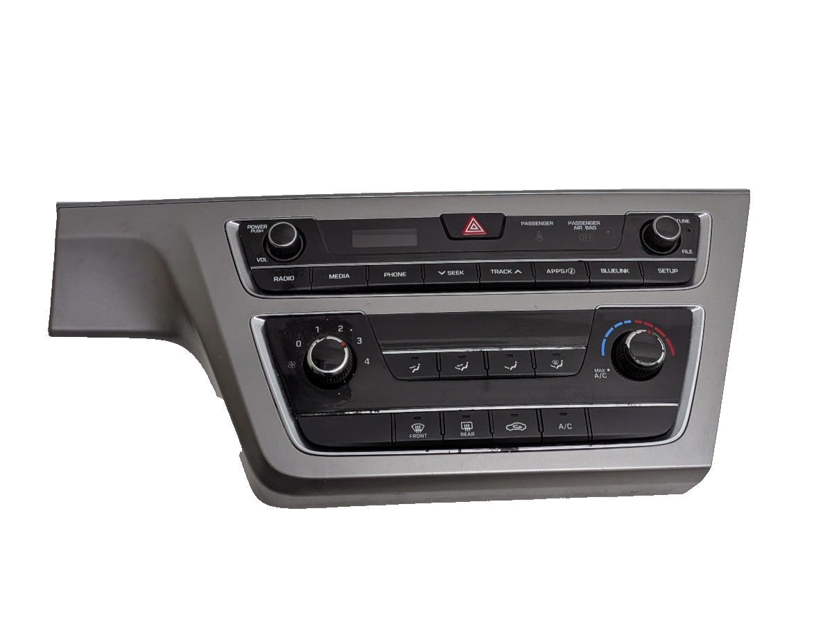 15 16 17 Hyundai Sonata Dash Clock  Radio Climate Control Panel 94510-C2530