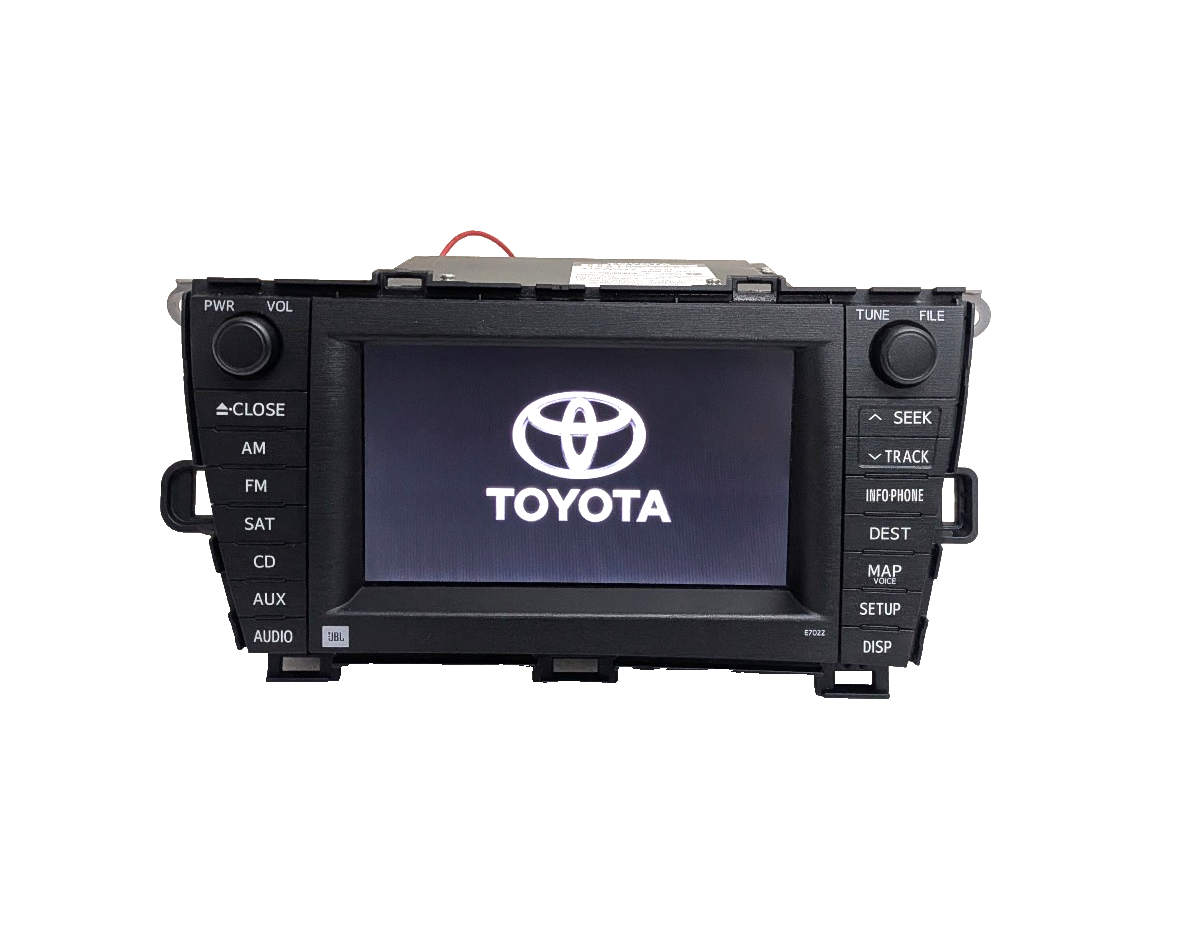 2010-2012 Toyota Prius JBL Navigation Radio 4-Disc CD Changer E7022  86120-47390