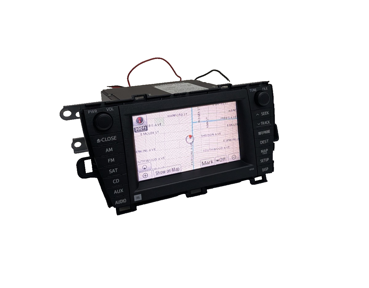 2010-2012 Toyota Prius JBL Navigation Radio 4-Disc CD Changer E7022  86120-47390