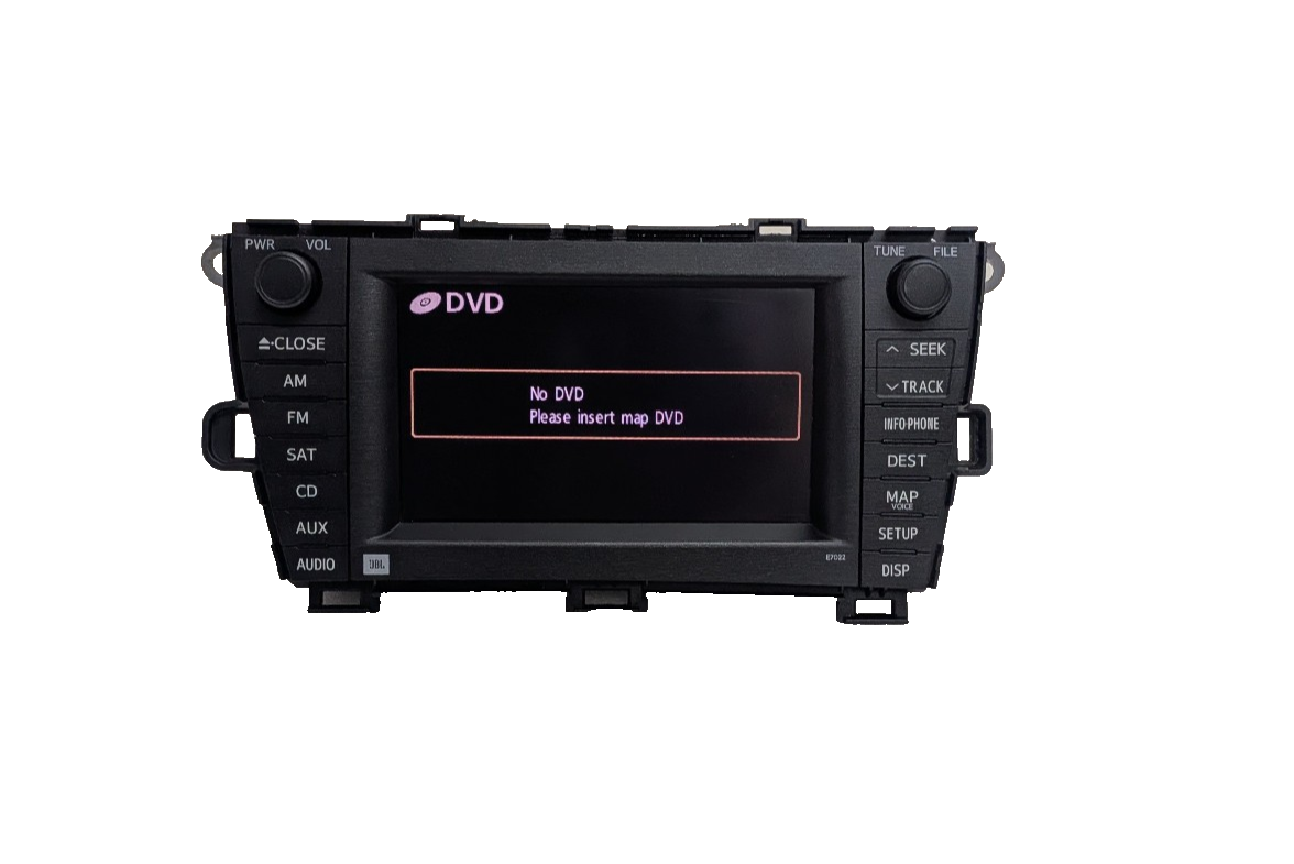 2010-2012 Toyota Prius JBL Navigation Radio 4-Disc CD Changer E7022  86120-47390