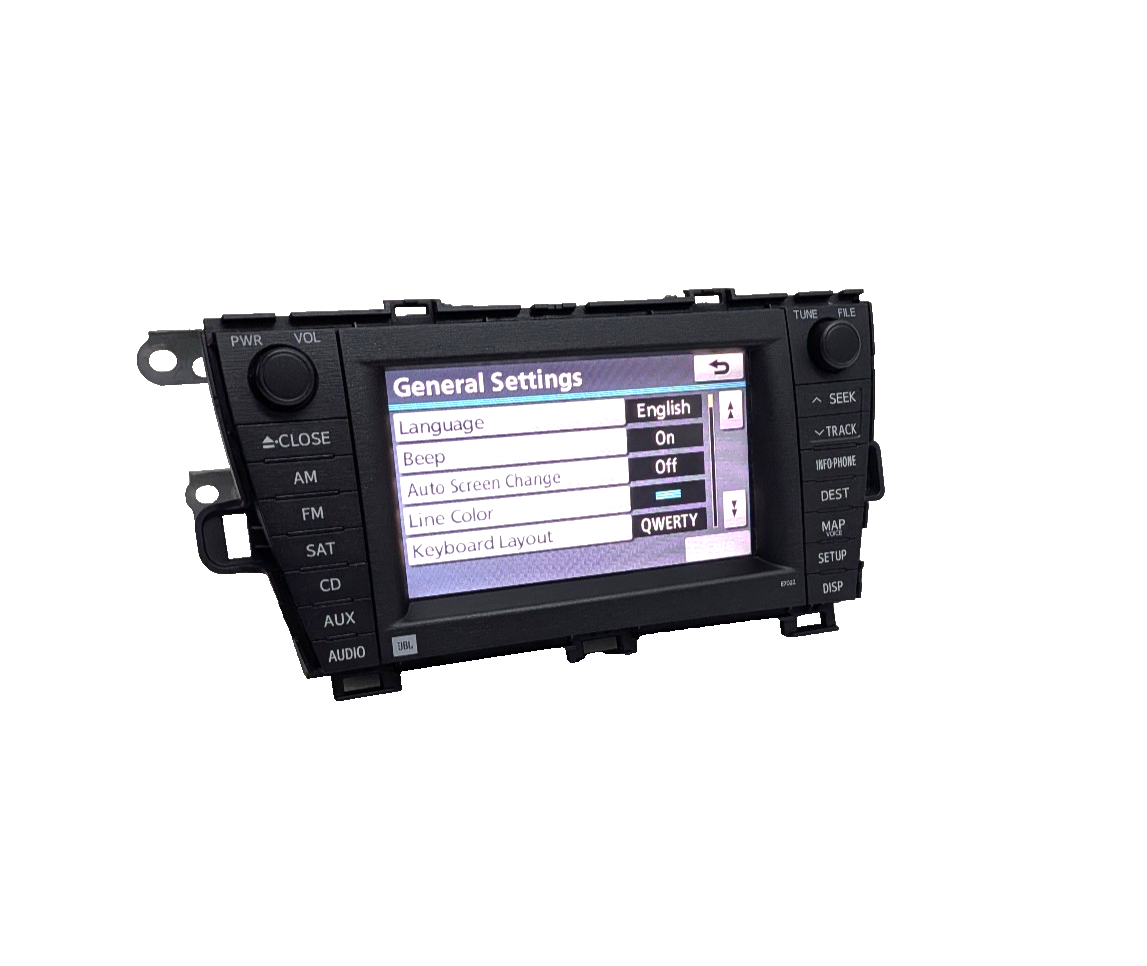 2010-2012 Toyota Prius JBL Navigation Radio 4-Disc CD Changer E7022  86120-47390