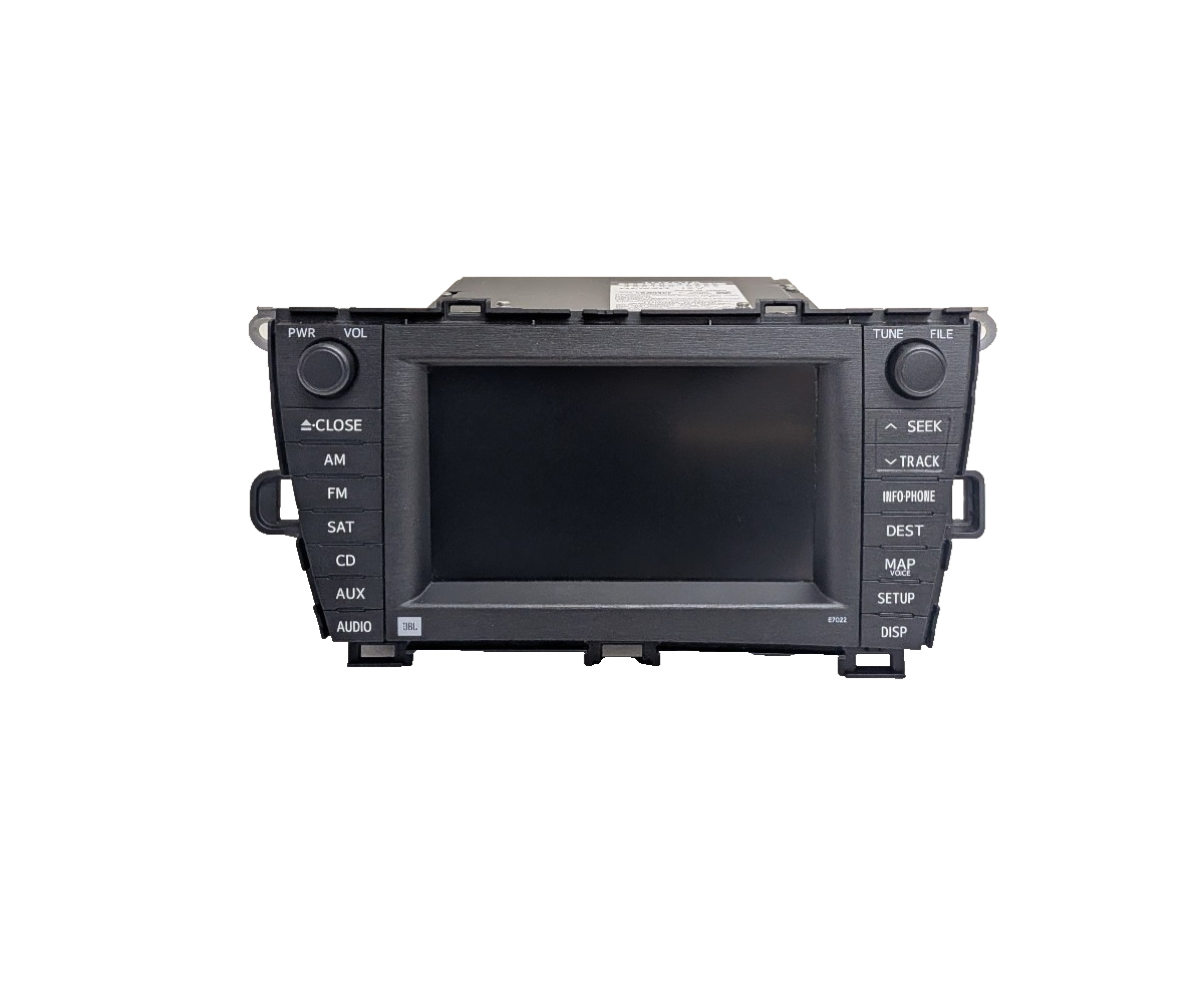 2010-2012 Toyota Prius JBL Navigation Radio 4-Disc CD Changer E7022  86120-47390