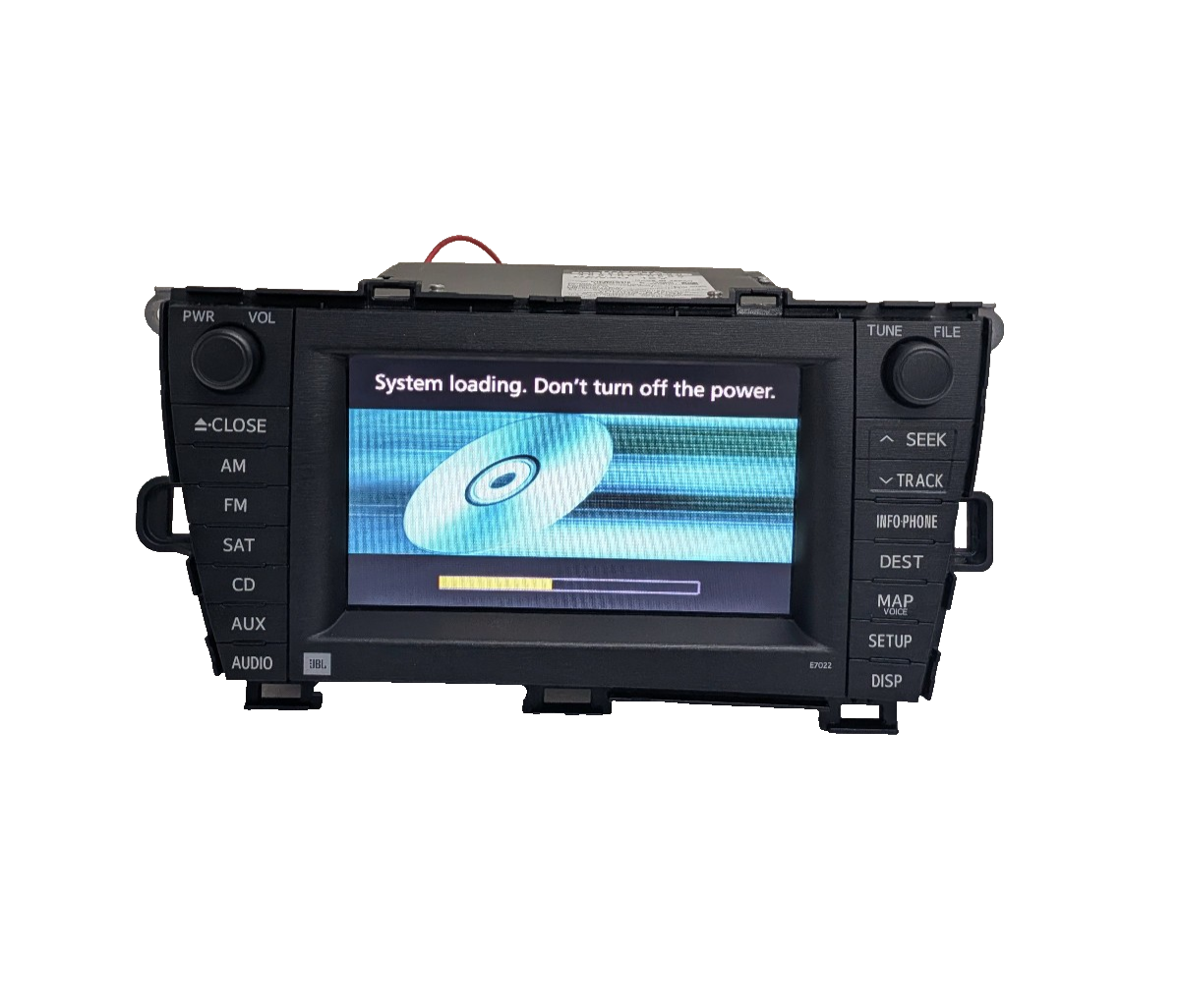 2010-2012 Toyota Prius JBL Navigation Radio 4-Disc CD Changer E7022  86120-47390