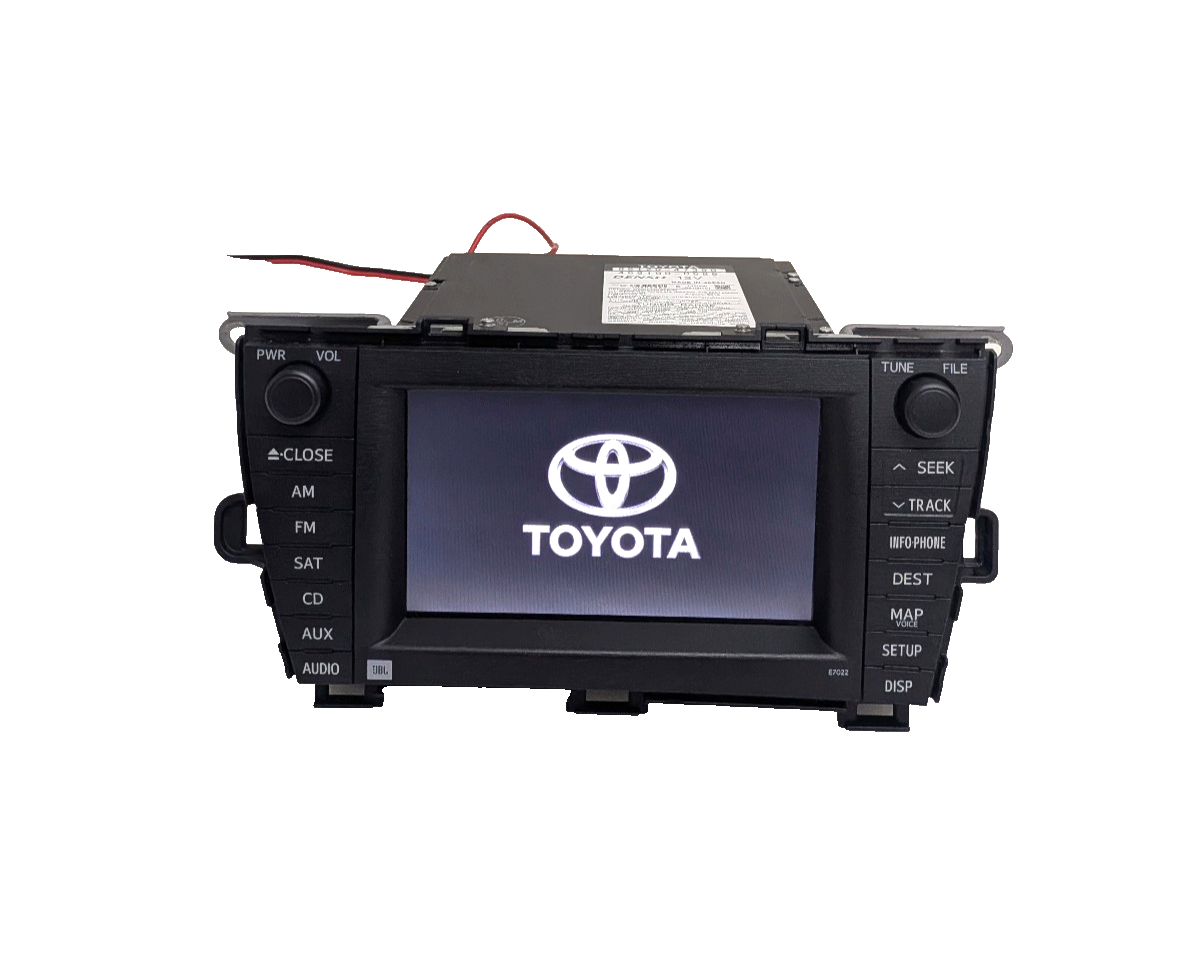 2010-2012 Toyota Prius JBL Navigation Radio 4-Disc CD Changer E7022  86120-47390