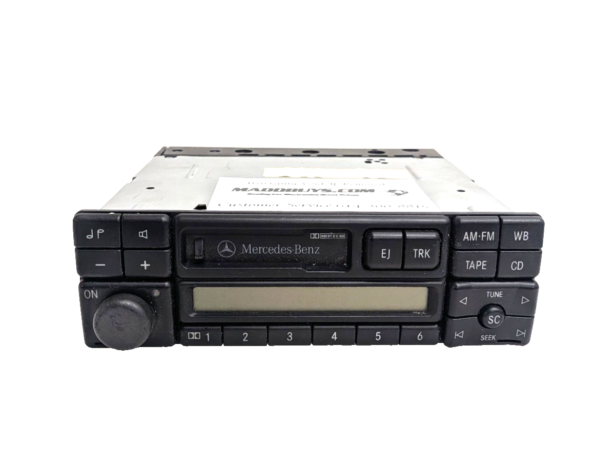 1994-1999 Mercedes W140 W210 R129  SL500 S420 E320 Becker Radio Cassette