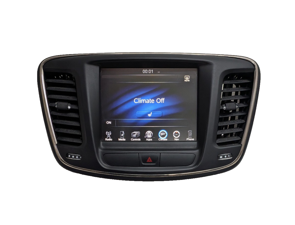 2015-2017 Chrysler 200 8.4" Touchscreen Radio VP4 Navigation Bezel CODE OEM