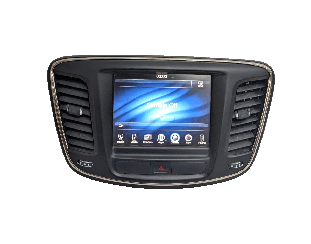 2015-2017 Chrysler 200 8.4" Touchscreen Radio VP4 Navigation Bezel CODE OEM
