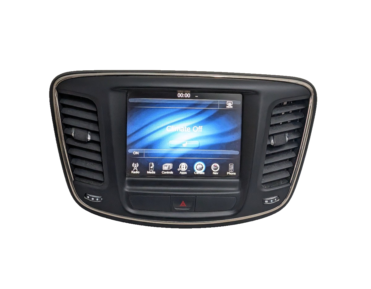 2015-2017 Chrysler 200 8.4" Touchscreen Radio VP4 Navigation Bezel CODE OEM