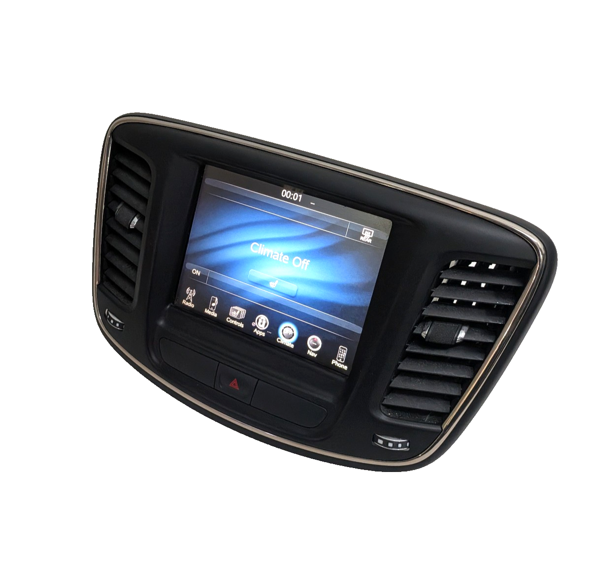 2015-2017 Chrysler 200 8.4" Touchscreen Radio VP4 Navigation Bezel CODE OEM