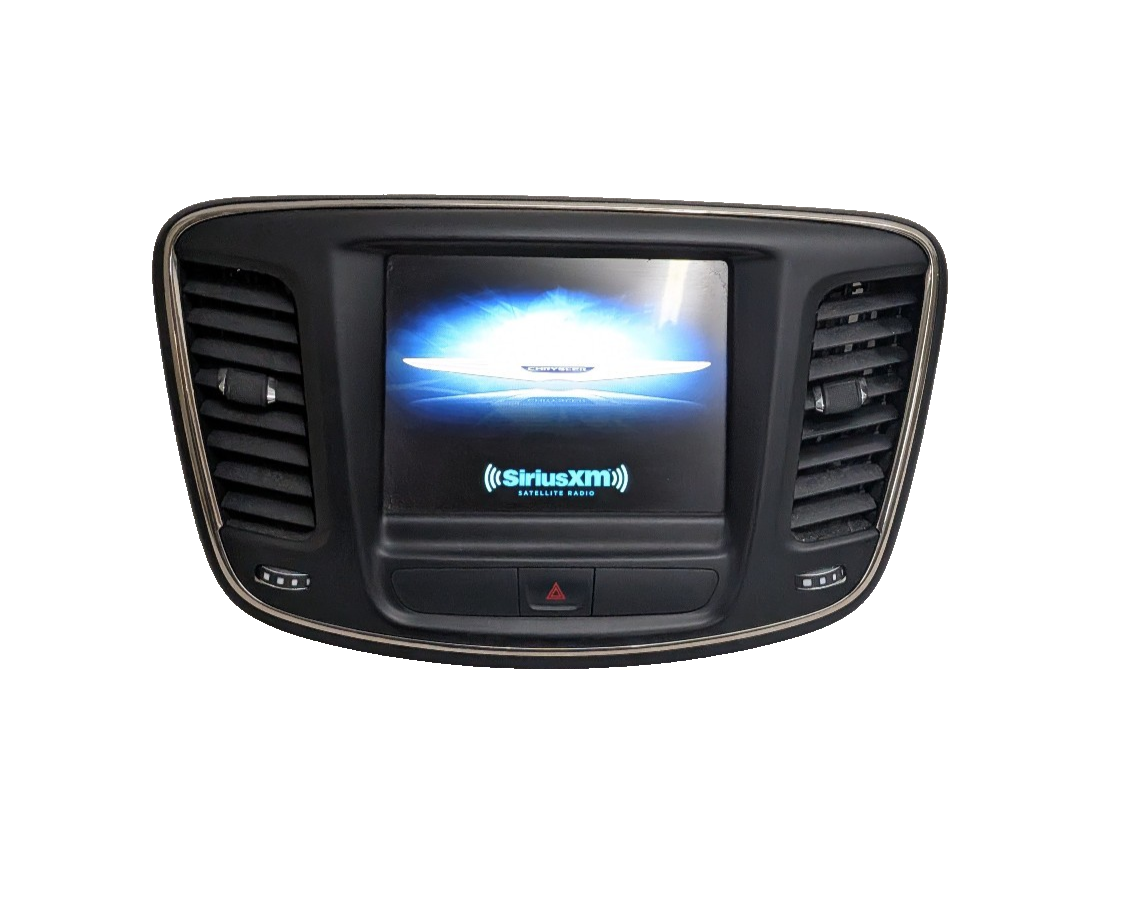 2015-2017 Chrysler 200 8.4" Touchscreen Radio VP4 Navigation Bezel CODE OEM