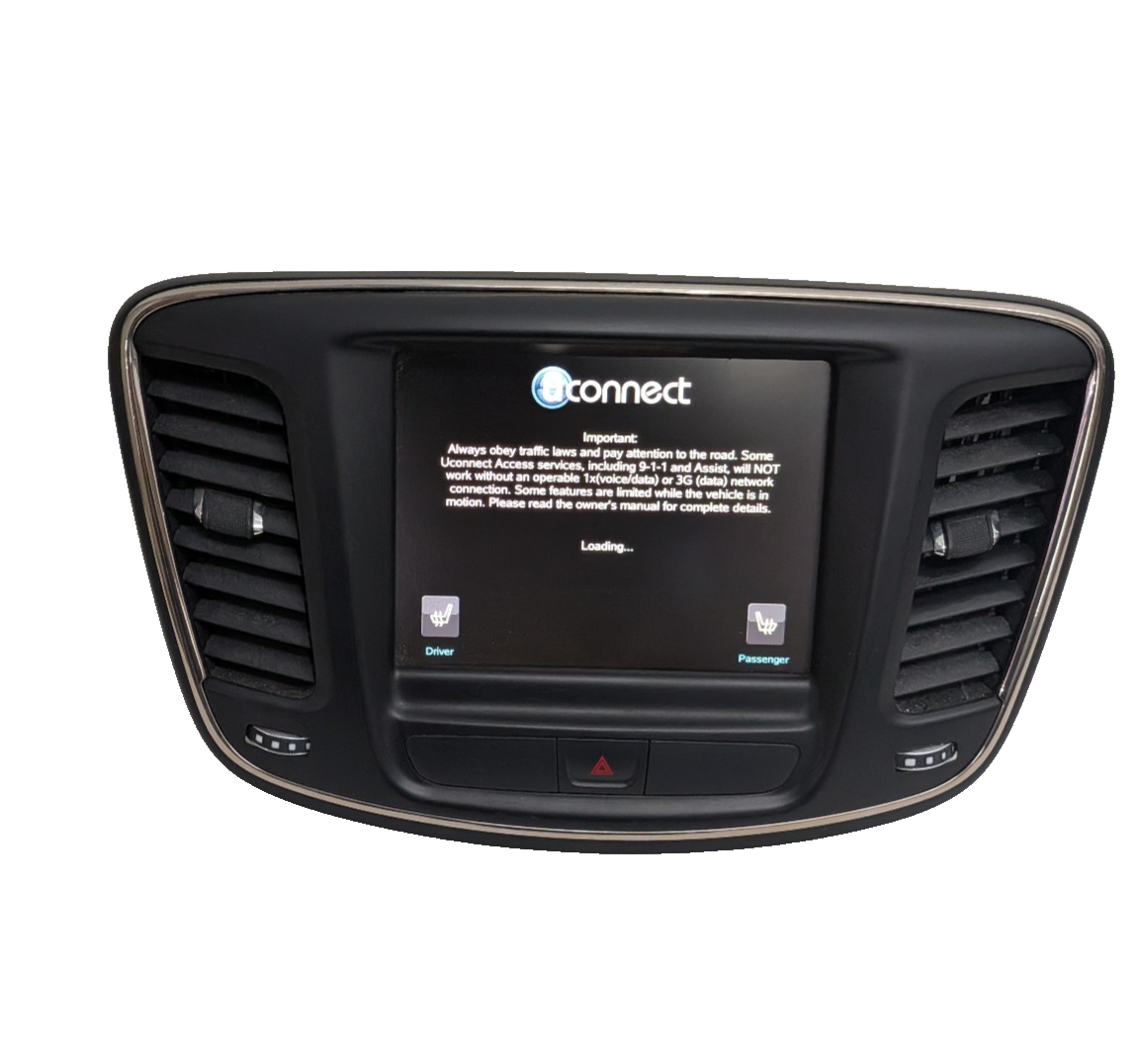 2015-2017 Chrysler 200 8.4" Touchscreen Radio VP4 Navigation Bezel CODE OEM