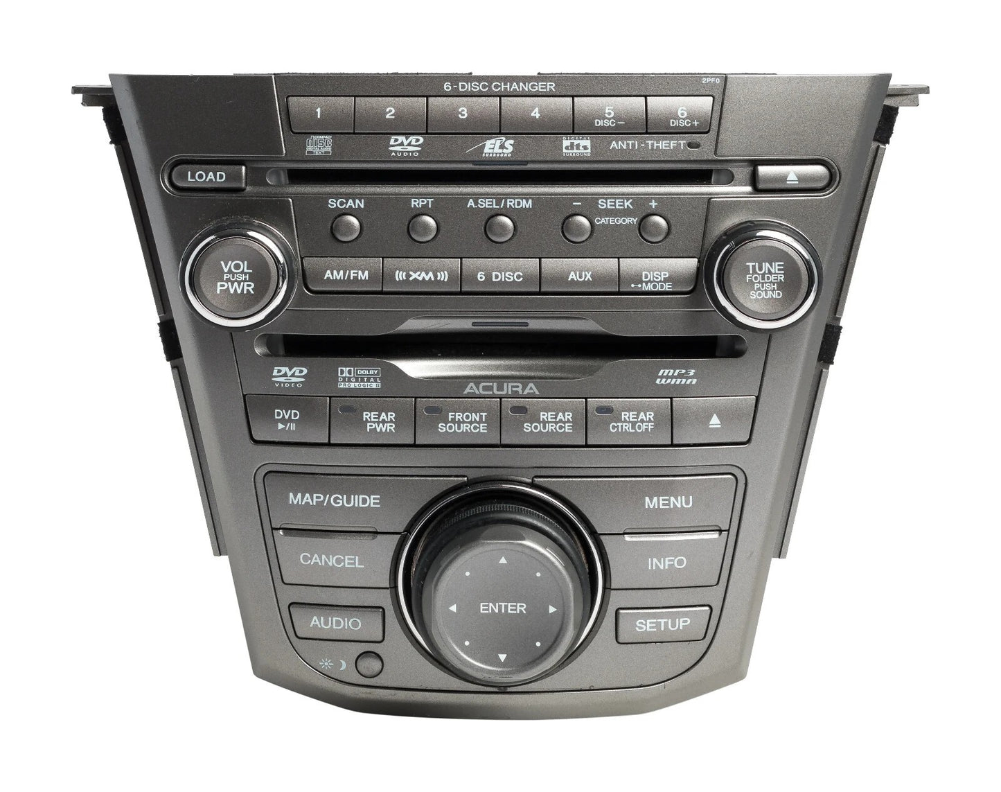 07 08 09 Acura MDX Radio  Navigation 6 CD DVD Player Reciever