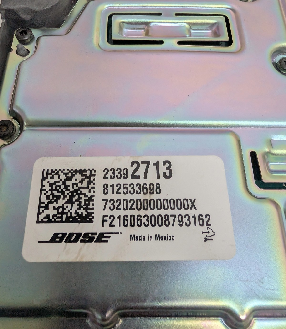 2016-2018 Chevy Malibu Impala Bose Audio Amplifier Amp OEM 23392713