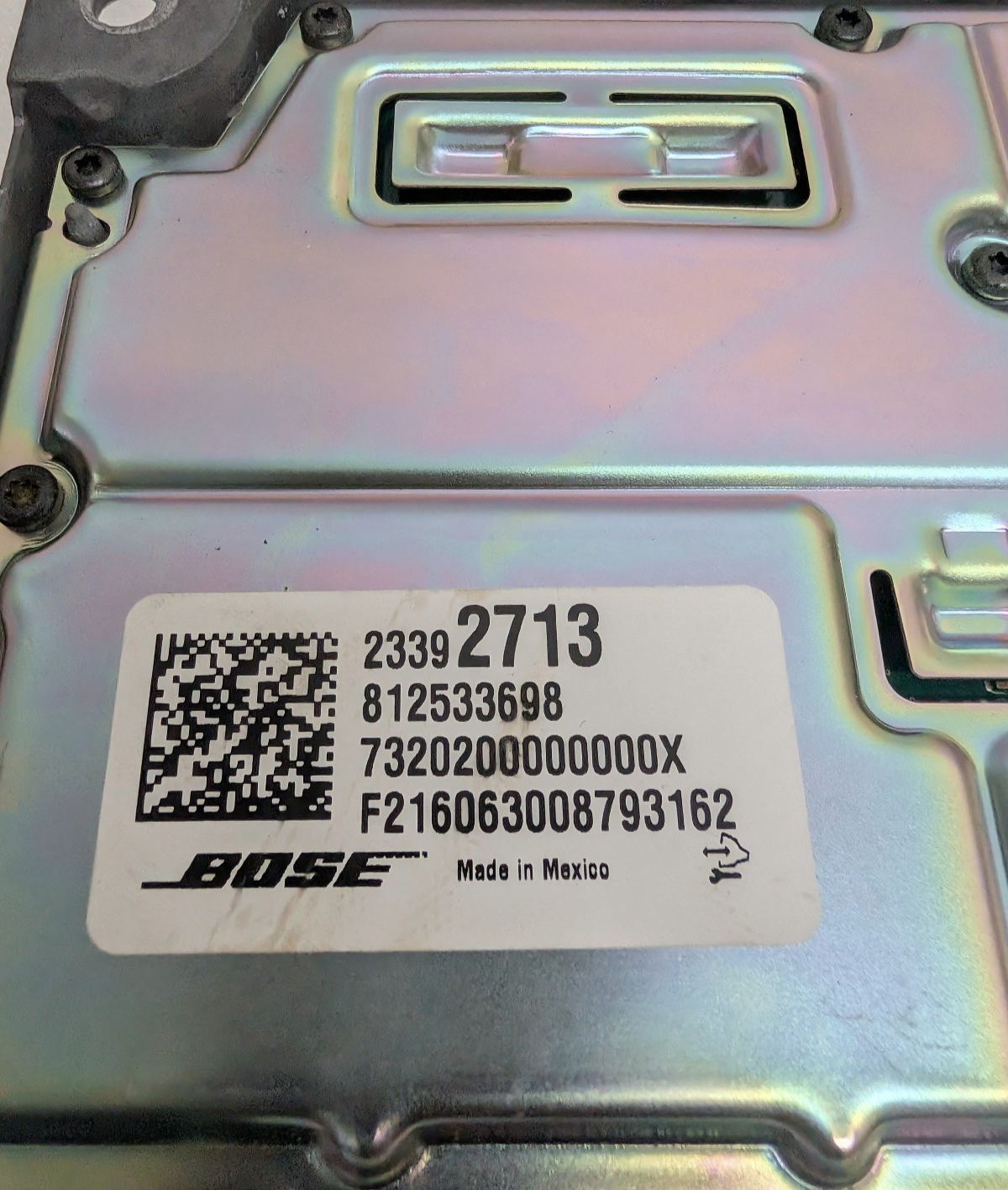 2016-2018 Chevy Malibu Impala Bose Audio Amplifier Amp OEM 23392713