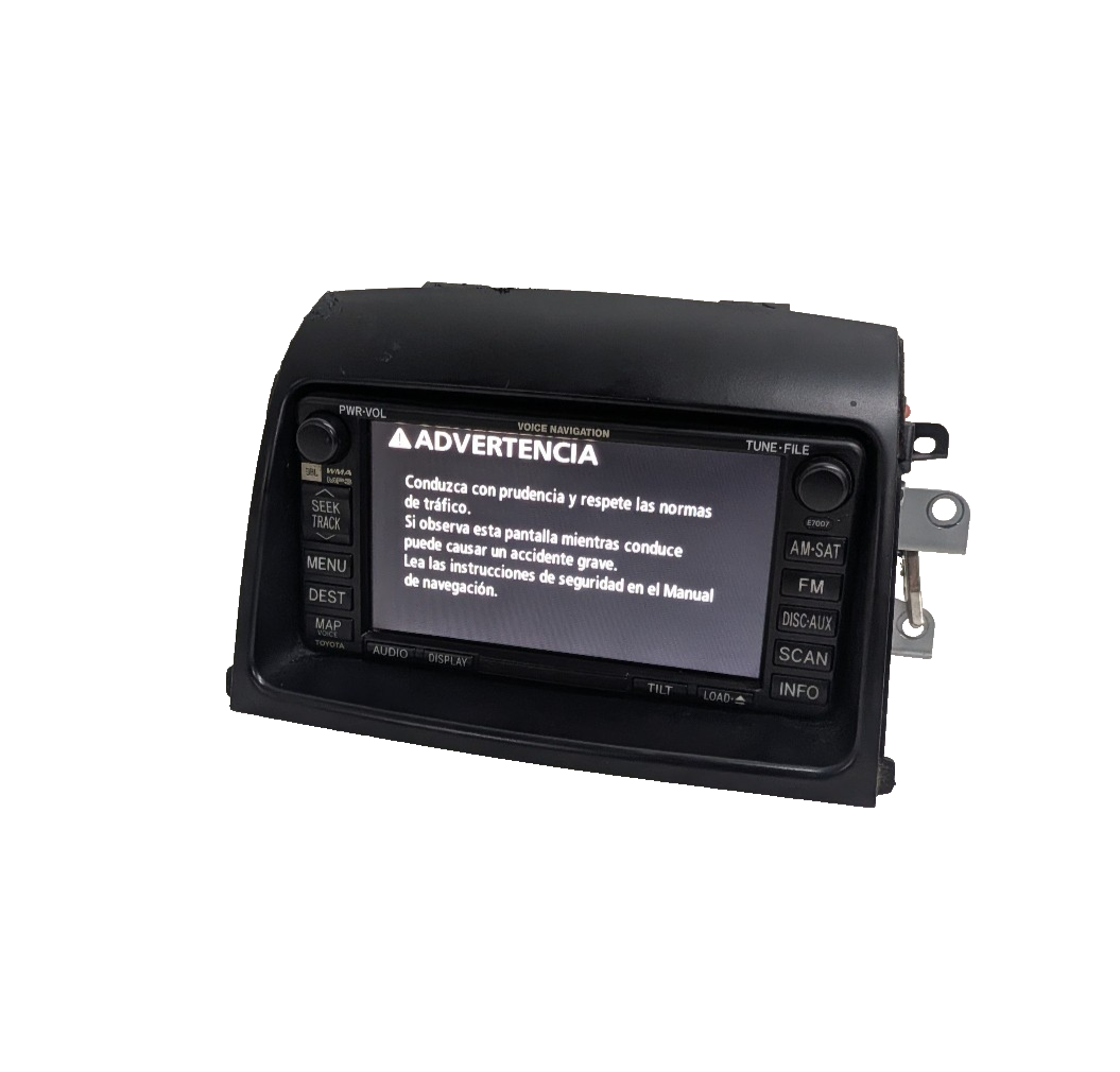 2006-2010 Toyota Sienna JBL Navigation Radio CD MP3 Player OEM 86120-08161 E7007