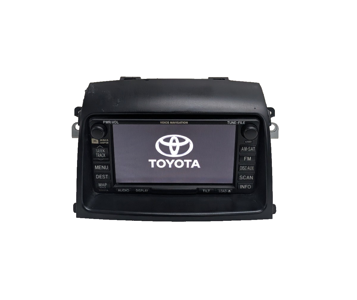 2006-2010 Toyota Sienna JBL Navigation Radio CD MP3 Player OEM 86120-08161 E7007