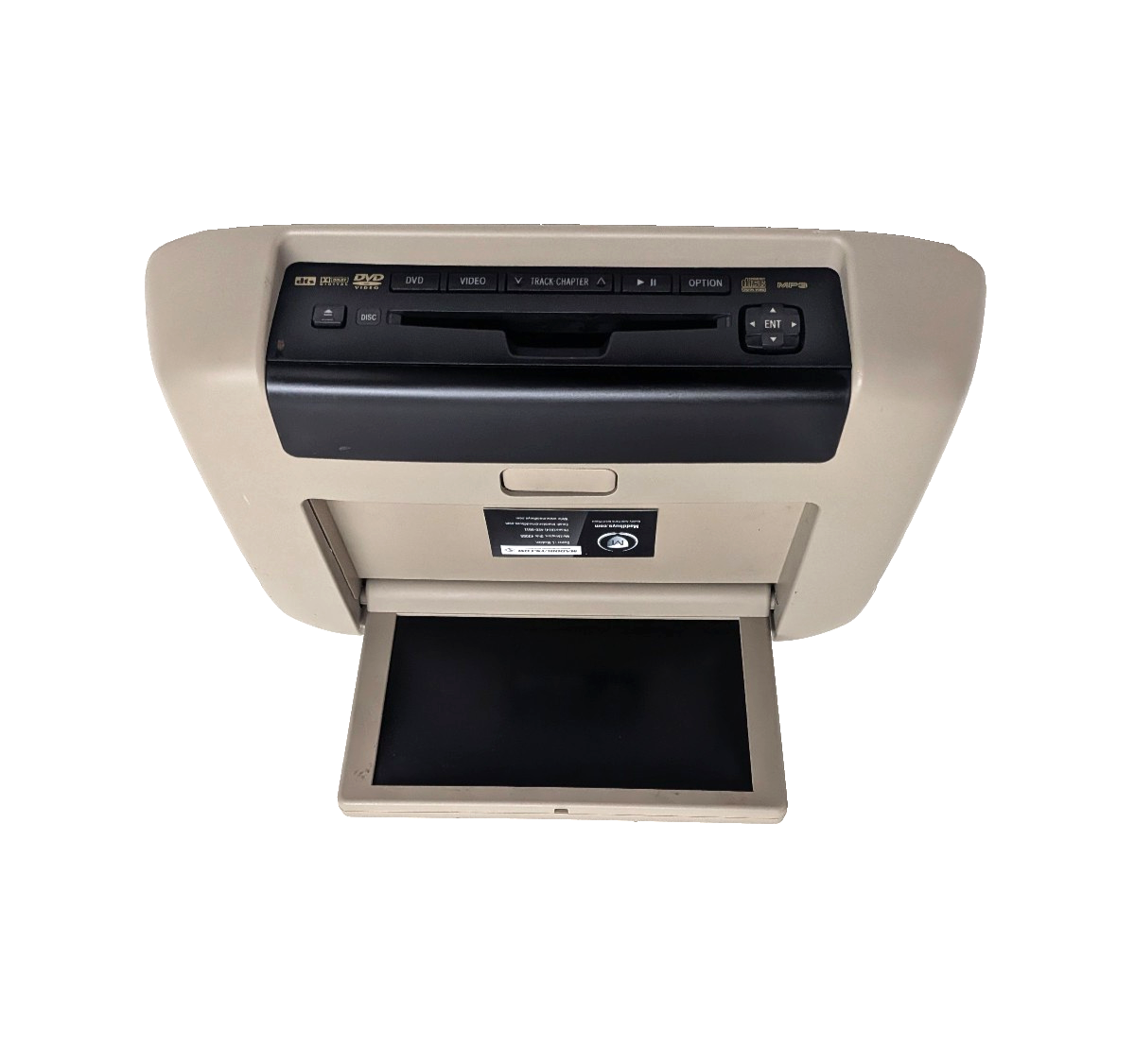 2006-2010 Toyota Sienna Overhead DVD Player Entertainment Screen Tan OEM 86680-4