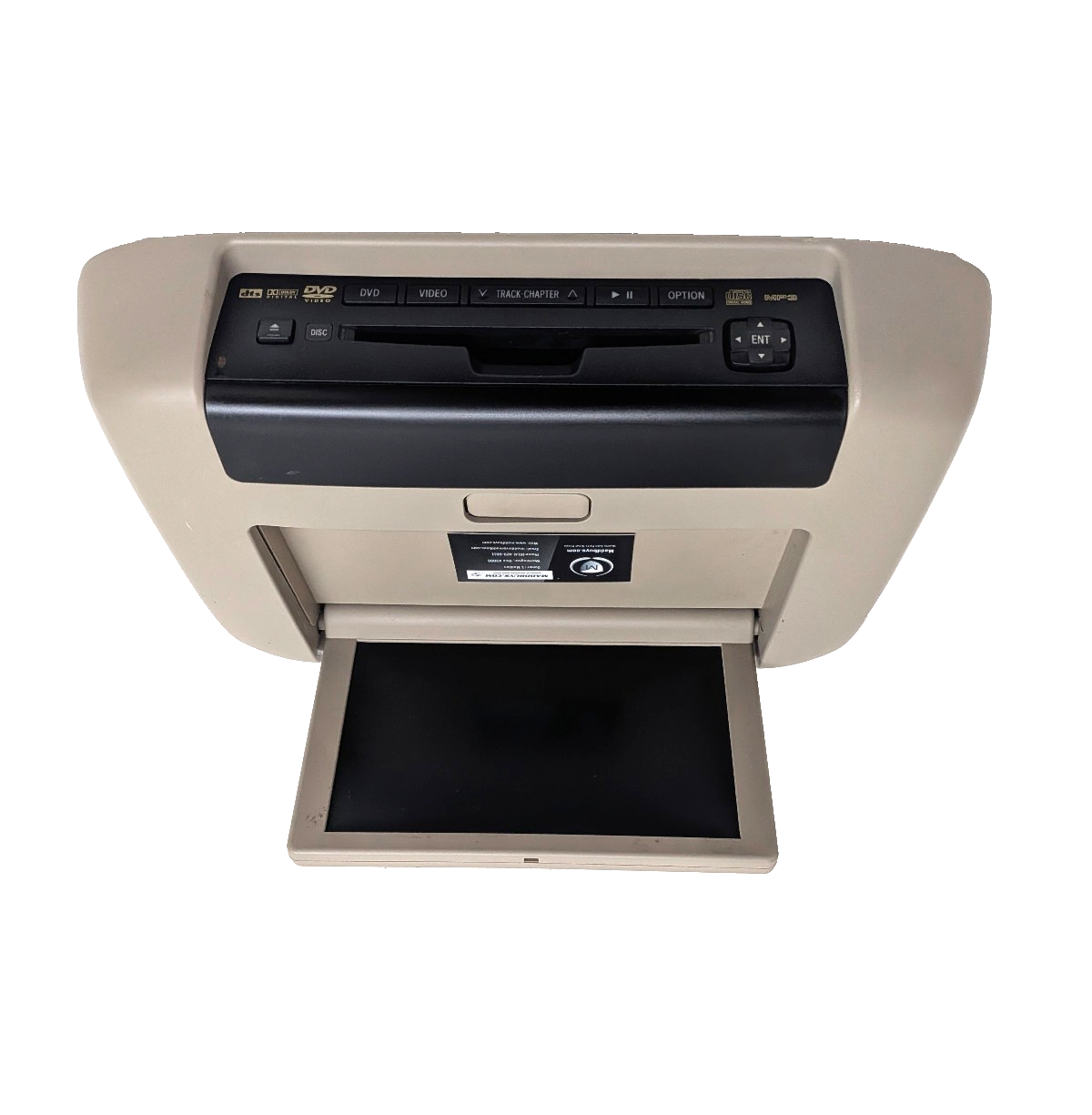2006-2010 Toyota Sienna Overhead DVD Player Entertainment Screen Tan OEM 86680-4